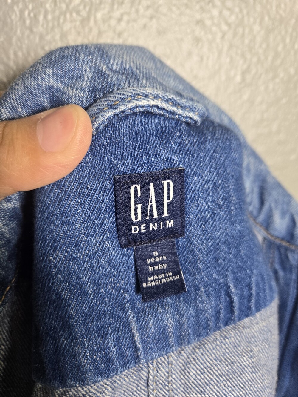 Gap Fall 2024 Iconic Bomber Denim Jacket Size 5 - Picture 7 of 14